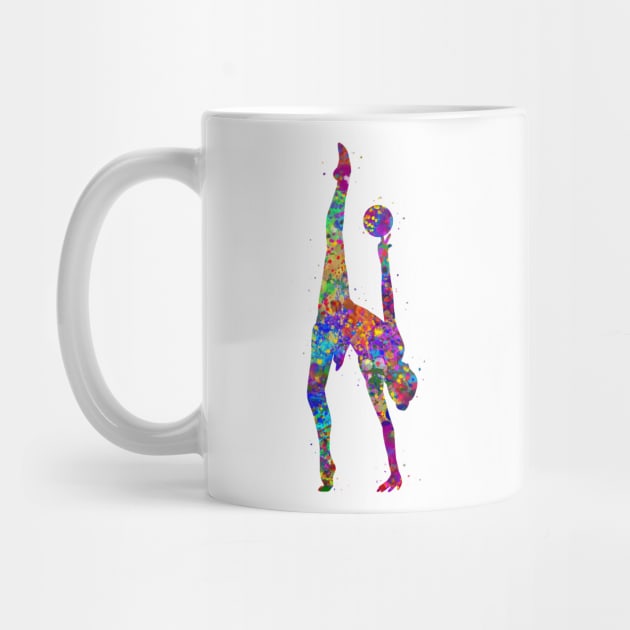 Rhythmic gymnastics ball dance by Yahya Art